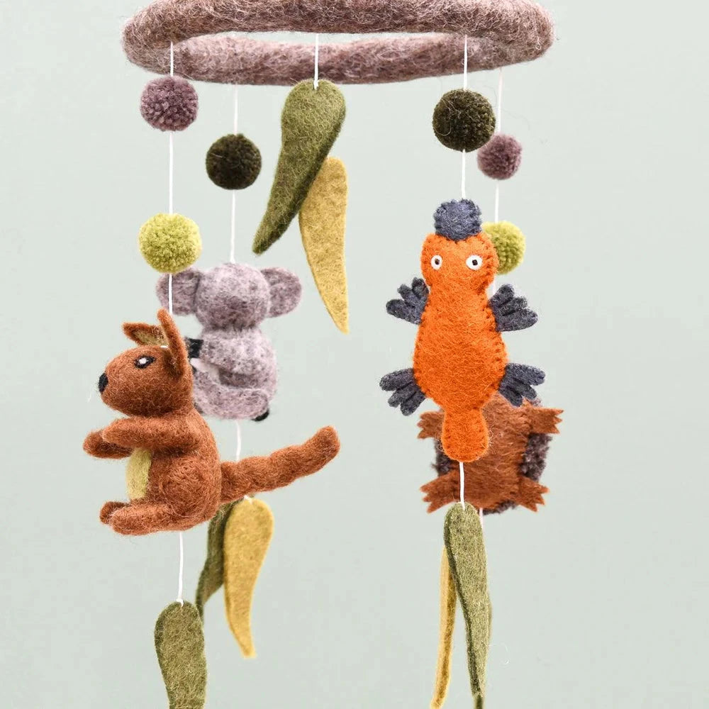 Tara Treasures Nursery Cot Mobile - Australian Animals Mobile Tara Treasures 
