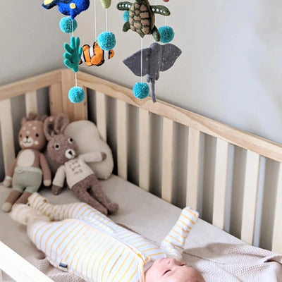 Tara Treasures Nursery Cot Mobile - Coral Reef Sea Creatures - Great Barrier Reef Mobile Tara Treasures 