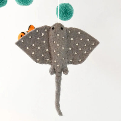 Tara Treasures Nursery Cot Mobile - Coral Reef Sea Creatures - Great Barrier Reef Mobile Tara Treasures 