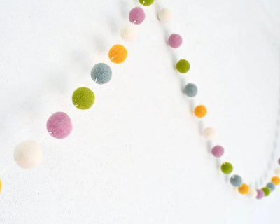 Tara Treasures - Pompom Felt Ball Garland | Jellybean Garland Tara Treasures 