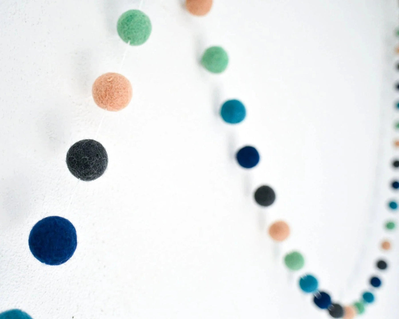 Tara Treasures - Pompom Felt Ball Garland | Seaside Garland Tara Treasures 