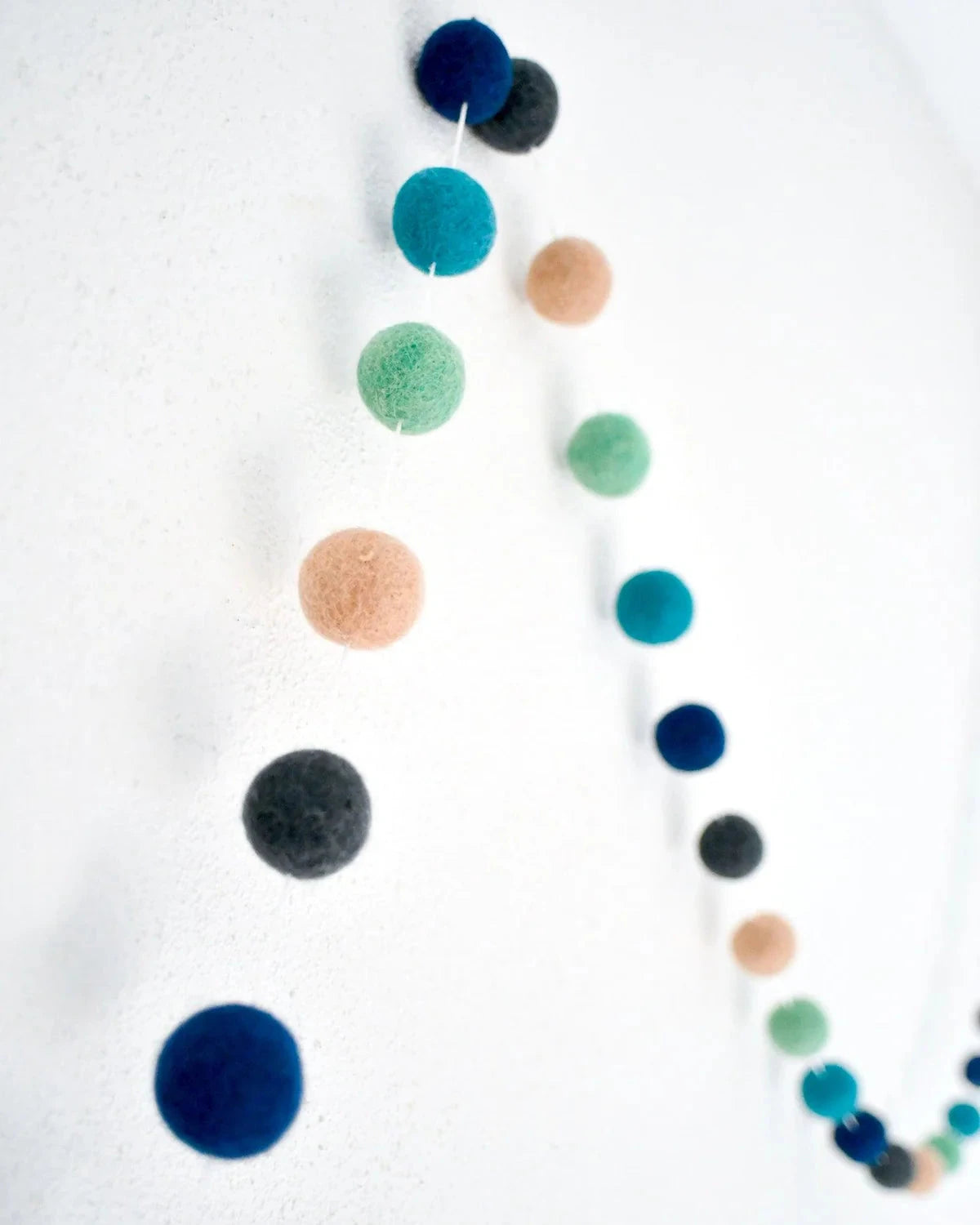 Tara Treasures - Pompom Felt Ball Garland | Seaside Garland Tara Treasures 