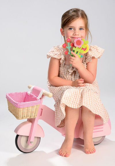 Tender Leaf Toys - Scooter with Basket Bikes Tender Leaf Toys 