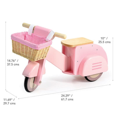 Tender Leaf Toys - Scooter with Basket Bikes Tender Leaf Toys 