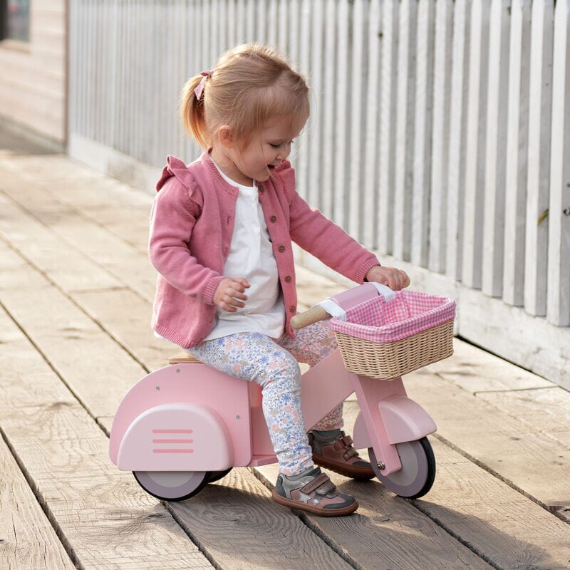 Tender Leaf Toys - Scooter with Basket Bikes Tender Leaf Toys 
