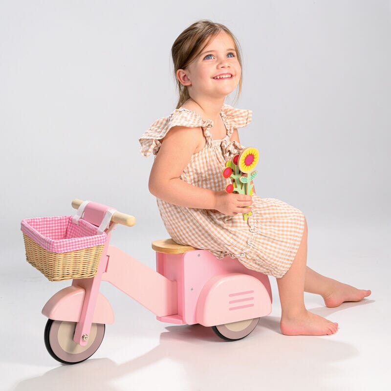 Tender Leaf Toys - Scooter with Basket Bikes Tender Leaf Toys 