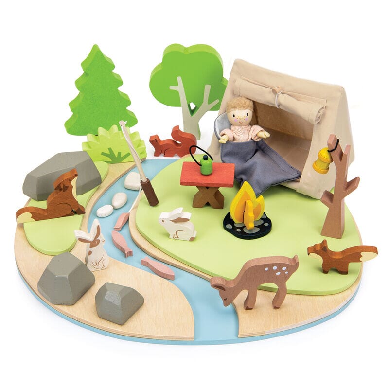 Tender Leaf Toys - Wildlife Camping Playset Playsets Tender Leaf Toys 