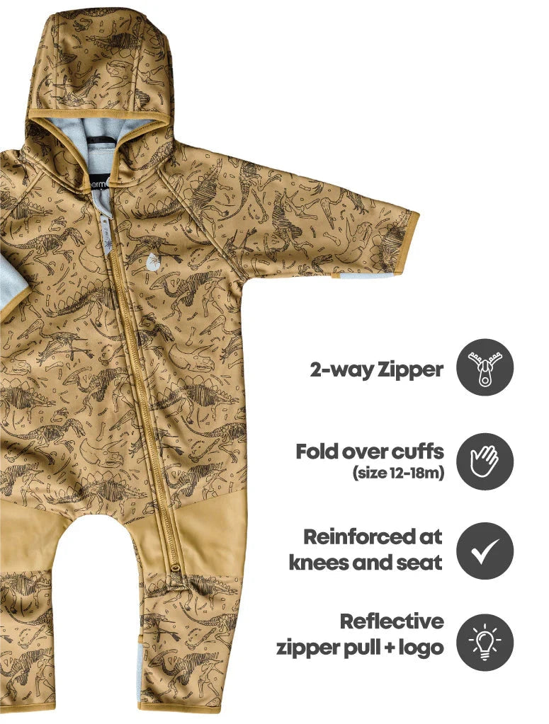 Therm - All Weather Fleece Onesie | Dino Bones Onesie Therm 