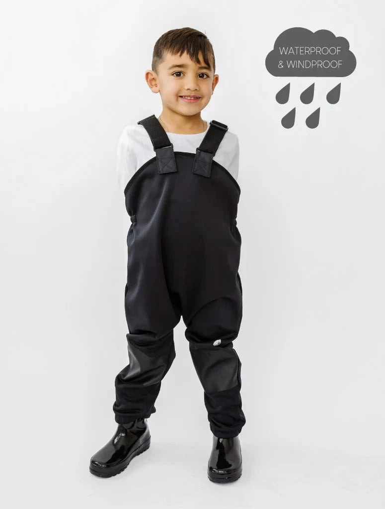 Therm - All Weather Fleece Overalls | Black Overalls Therm 