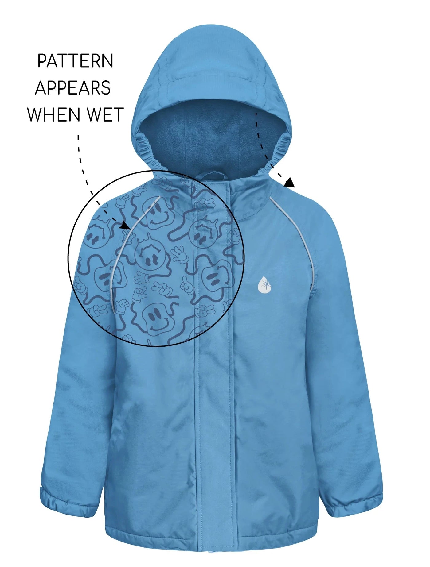 Therm - SplashMagic Storm Jacket | Tide Blue Raincoat Therm 