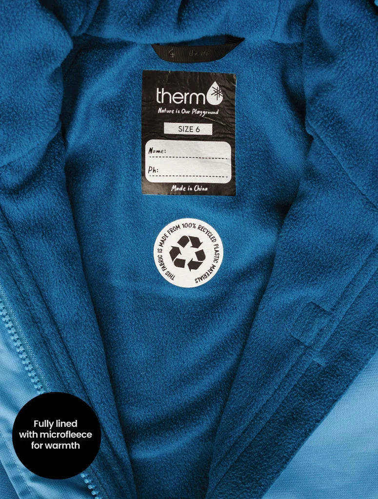 Therm - SplashMagic Storm Jacket | Tide Blue Raincoat Therm 