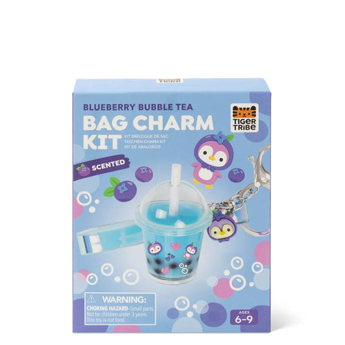 Tiger Tribe - Bag Charm Kit | Blueberry Bubble Tea