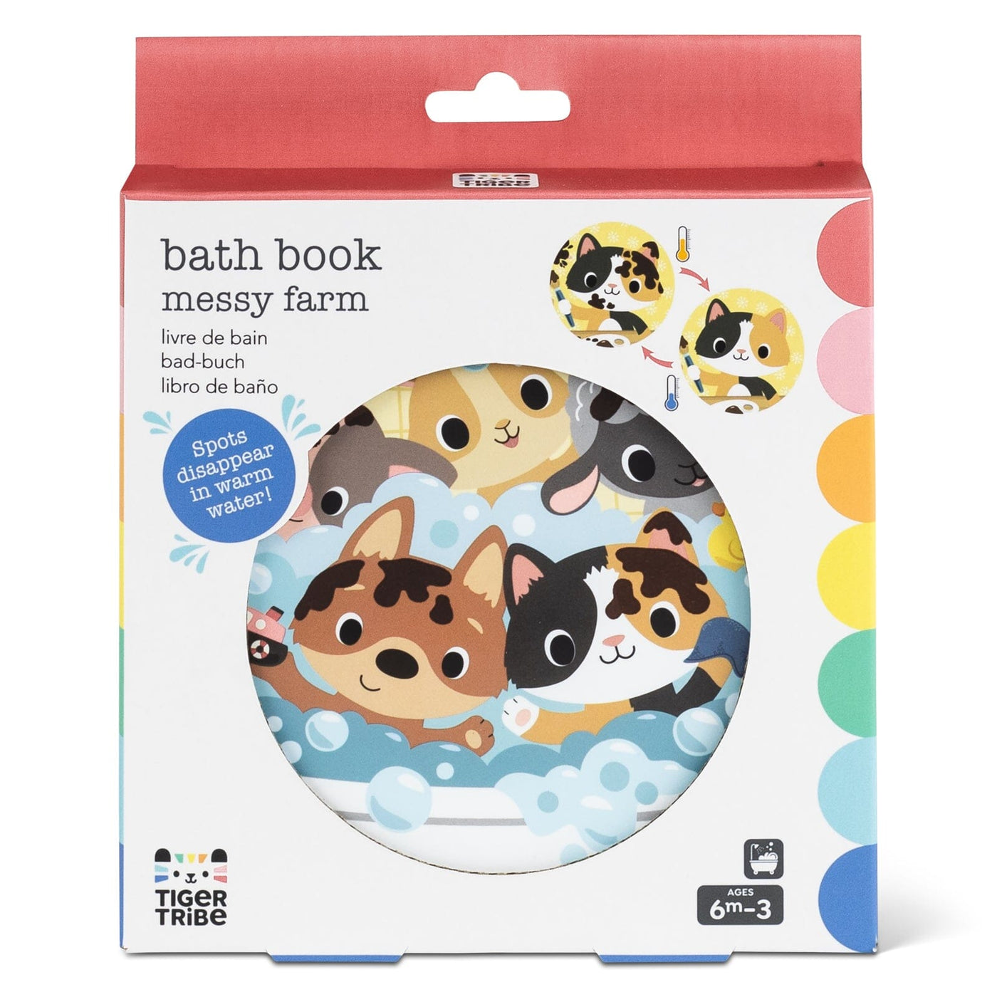 Tiger Tribe - Bath Book | Messy Farm Bath Toy Tiger Tribe 