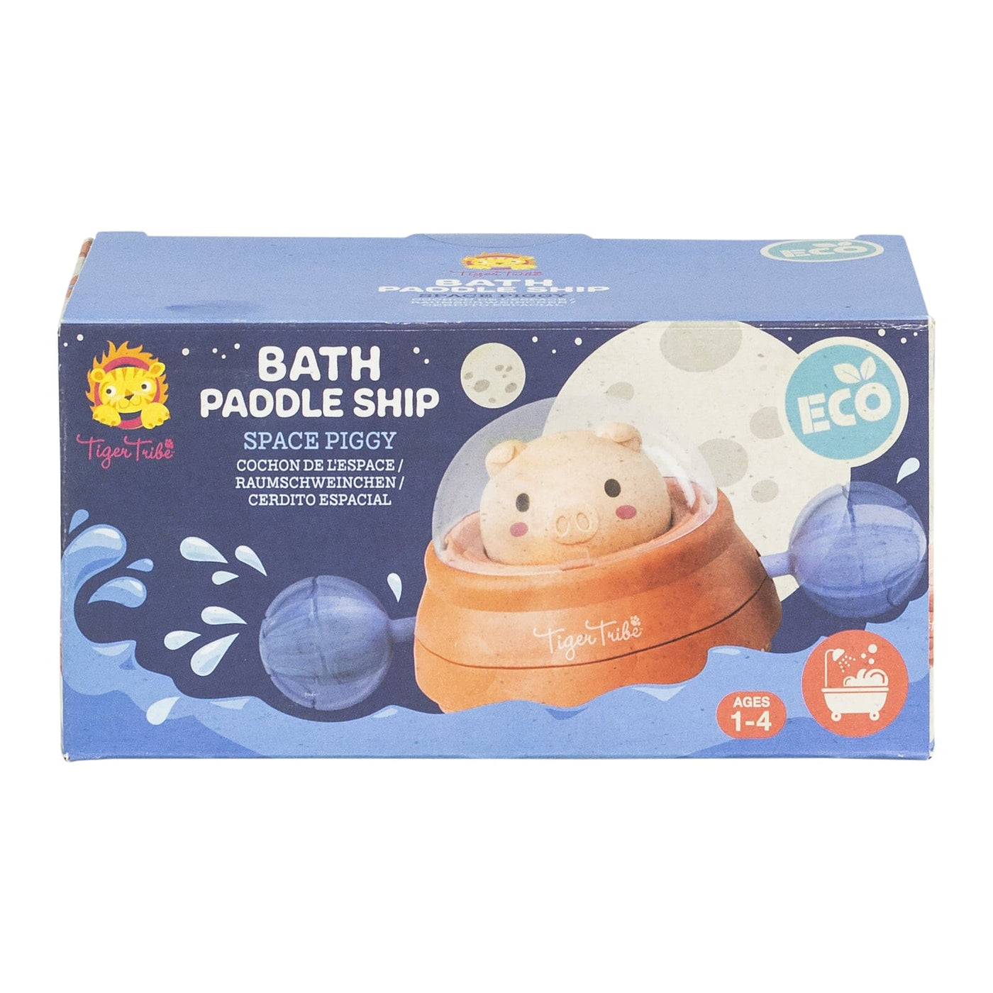 Tiger Tribe Bath Paddle Ship - Space Piggy Bath Toy Tiger Tribe 