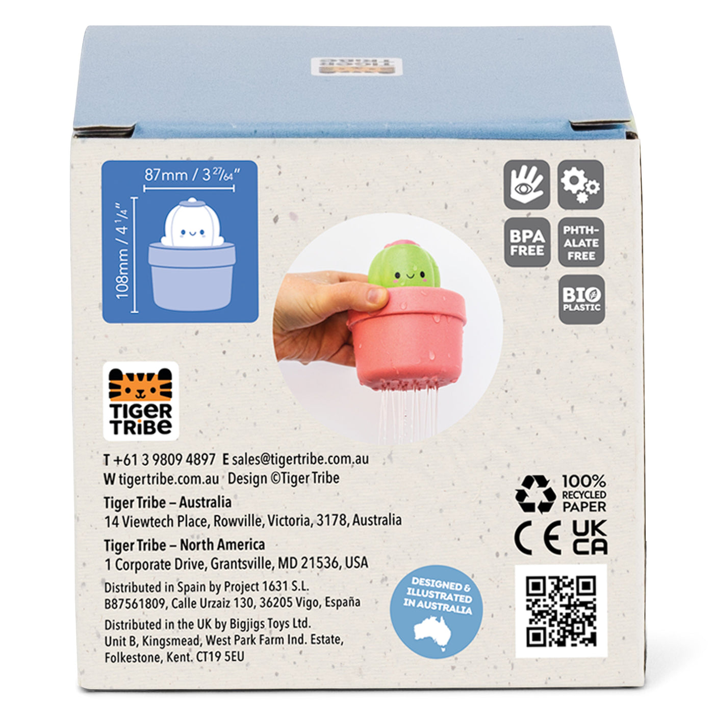 Tiger Tribe - Bath Pop-Up | Cactus Bath Toy Tiger Tribe 