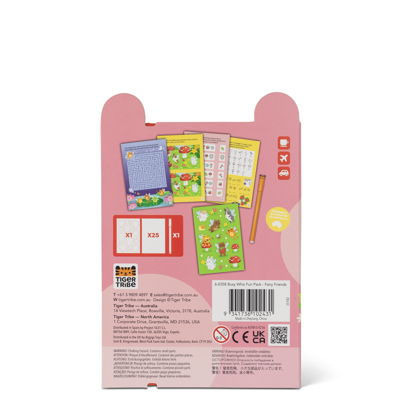 Tiger Tribe - Busy Whiz Fun | Fairy Friends Activity & Craft Tiger Tribe 