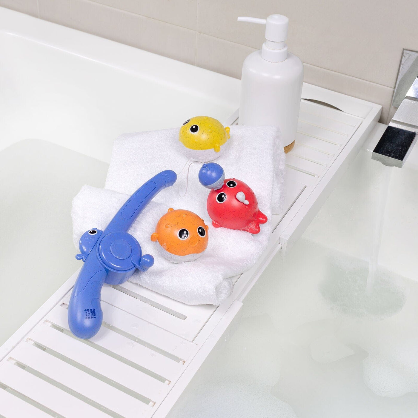 Tiger Tribe - Catch & Splash | Bath Fishing Game Bath Toy Tiger Tribe 