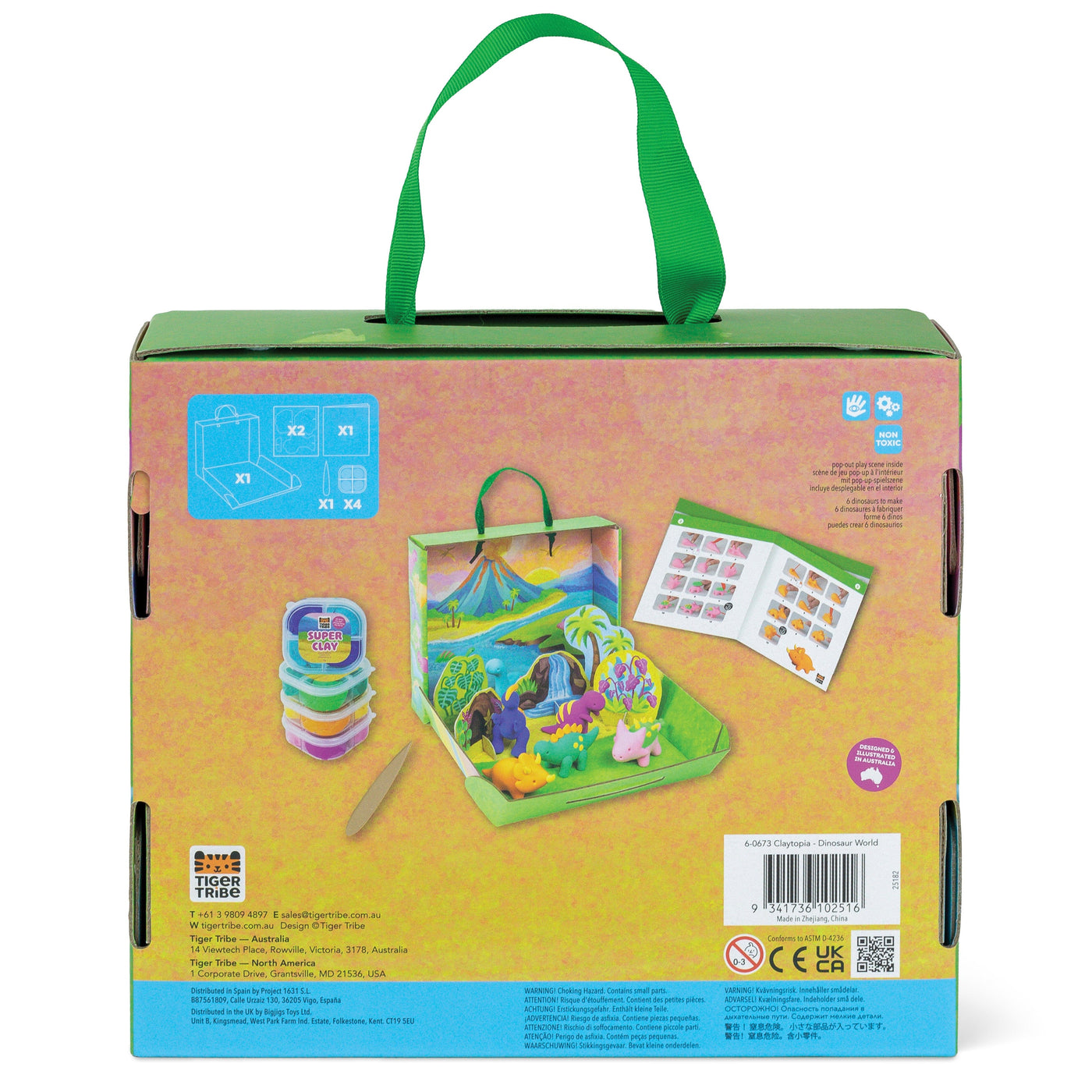 Tiger Tribe - Claytopia | Dinosaur World Activity & Craft Tiger Tribe 
