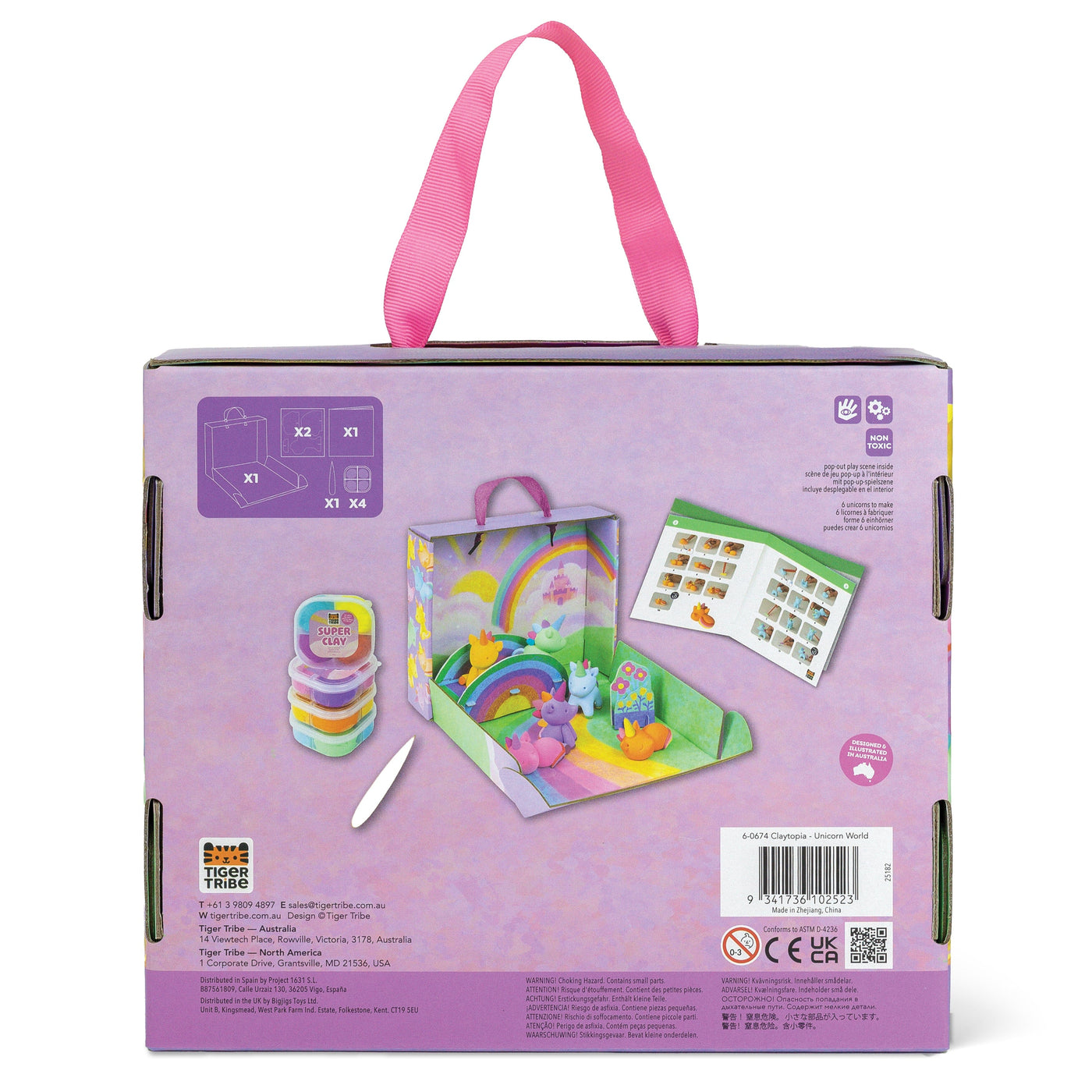 Tiger Tribe - Claytopia | Unicorn World Activity & Craft Tiger Tribe 