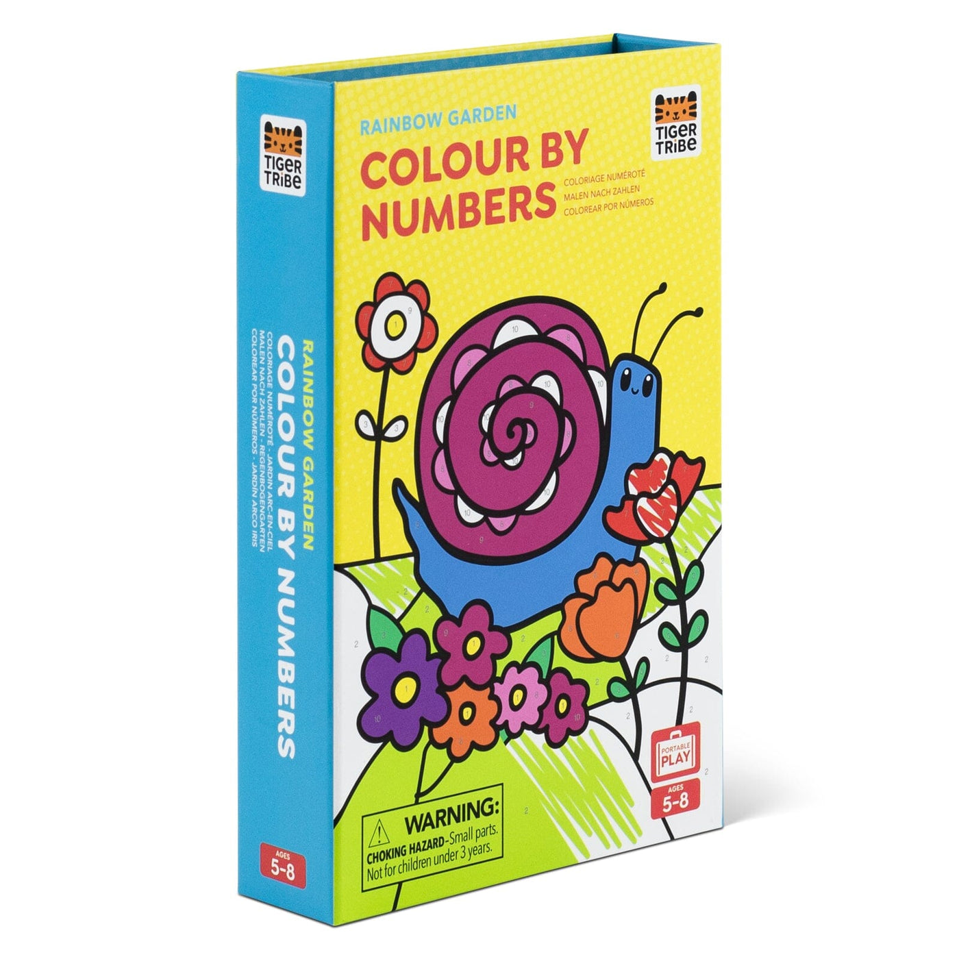 Tiger Tribe - Colour by Numbers | Rainbow Garden Activity & Craft Tiger Tribe 