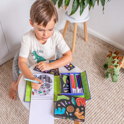 Tiger Tribe - Colouring Set | Dinos In Space Activity & Craft Tiger Tribe 