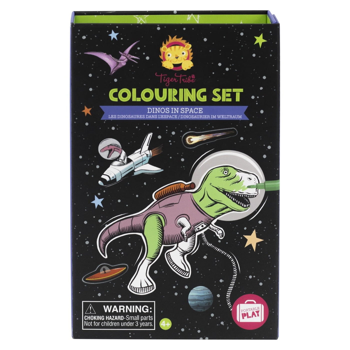 Tiger Tribe - Colouring Set | Dinos In Space Activity & Craft Tiger Tribe 