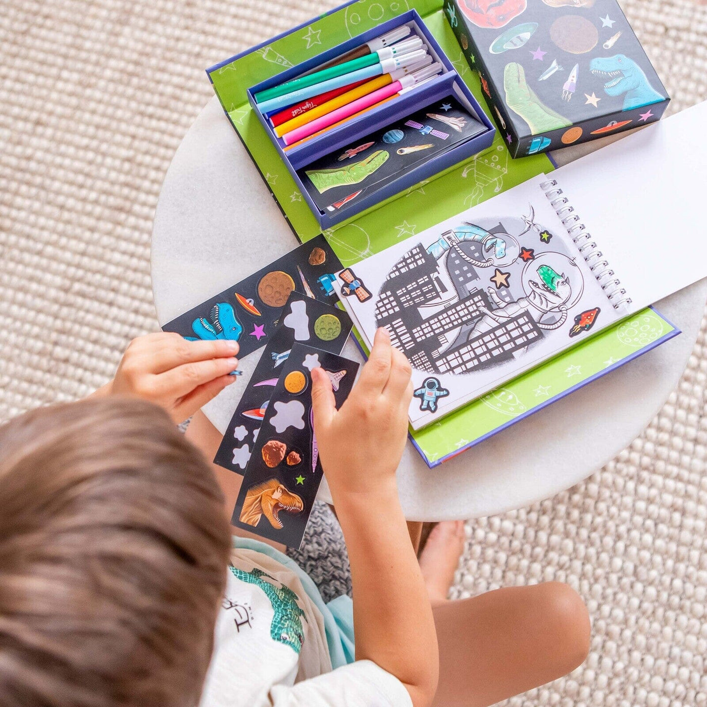 Tiger Tribe - Colouring Set | Dinos In Space Activity & Craft Tiger Tribe 