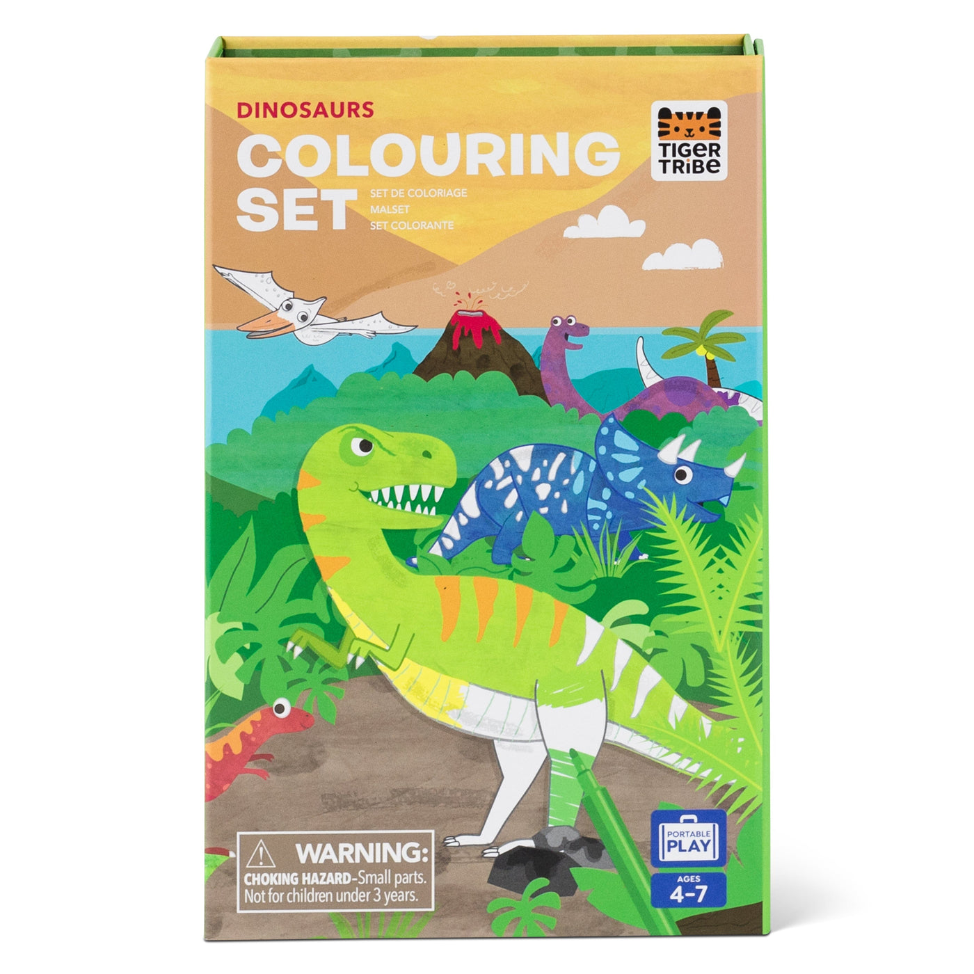 Tiger Tribe - Colouring Set | Dinosaurs Activity & Craft Tiger Tribe 