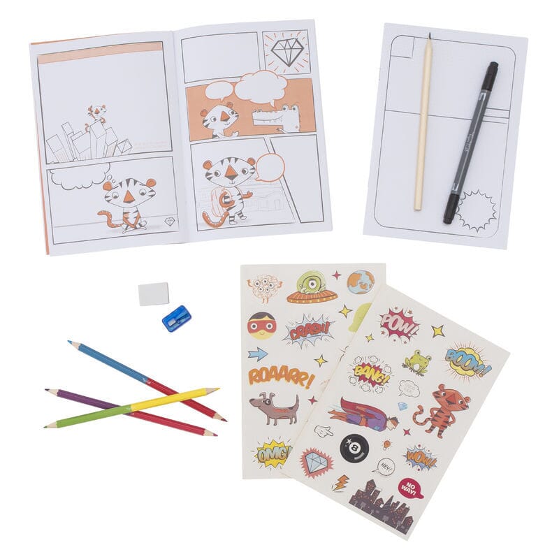 Tiger Tribe Comic Book Kit - Practice. Plan. Create. Activity & Craft Tiger Tribe 