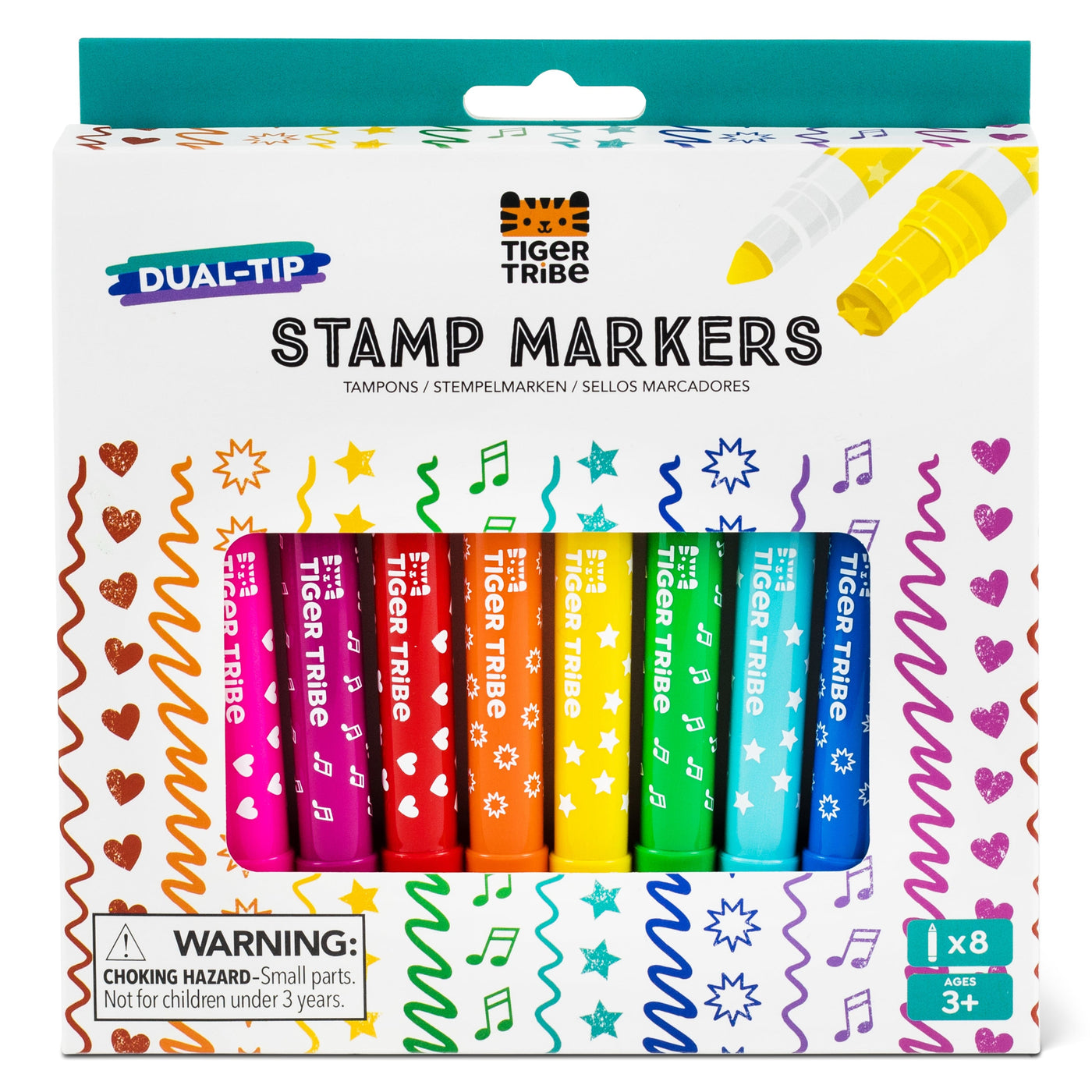 Tiger Tribe - Dual-Tip Stamp Markers Activity & Craft Tiger Tribe 