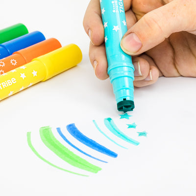 Tiger Tribe - Dual-Tip Stamp Markers Activity & Craft Tiger Tribe 