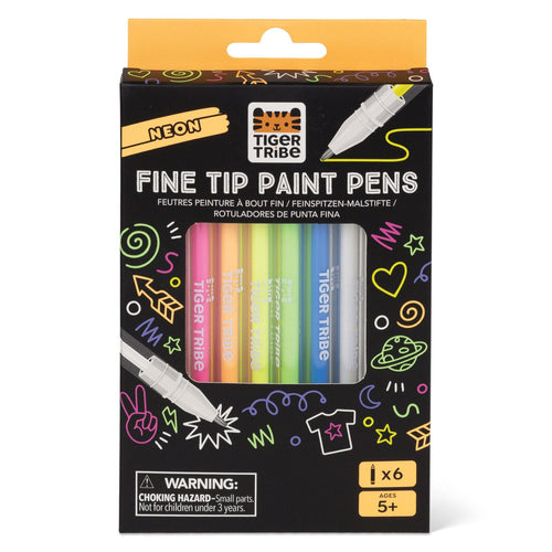Tiger Tribe - Fine Tip Paint Pens | Neon
