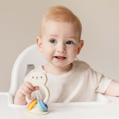 Tiger Tribe - High Chair Buddy | Silicone Bear Teether Tiger Tribe 