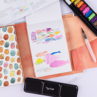Tiger Tribe - How to Paint | Watercolour Animals Activity & Craft Tiger Tribe 