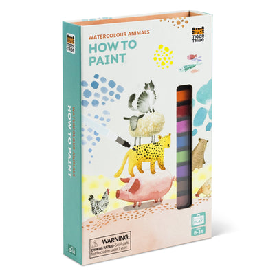 Tiger Tribe - How to Paint | Watercolour Animals Activity & Craft Tiger Tribe 