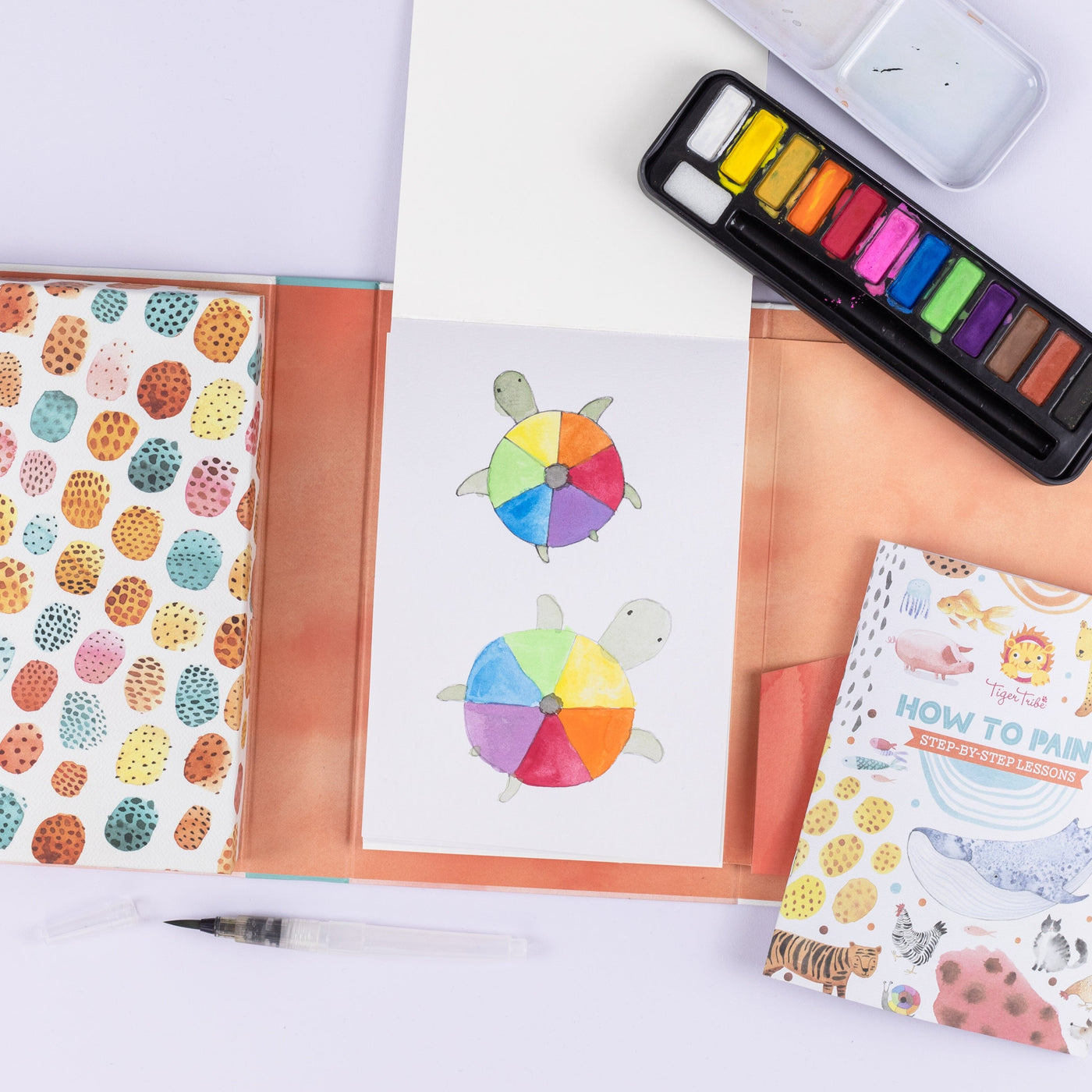 Tiger Tribe - How to Paint | Watercolour Animals Activity & Craft Tiger Tribe 