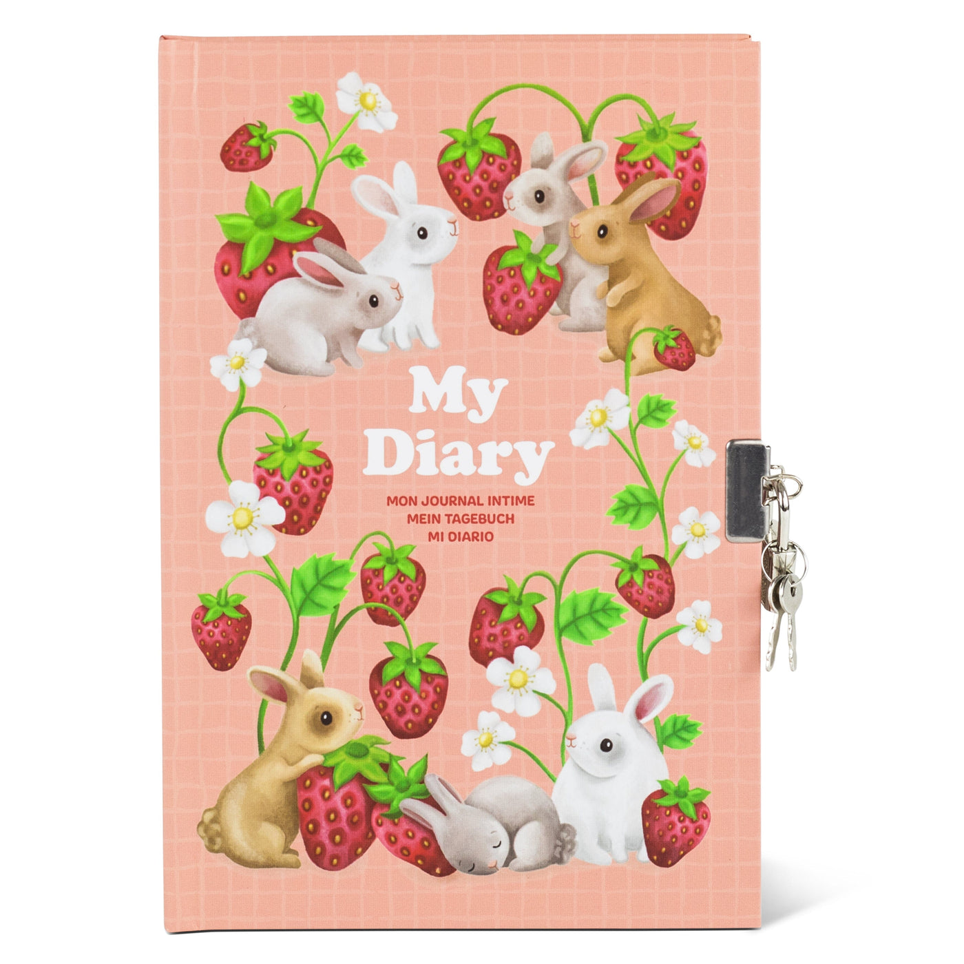 Tiger Tribe - Lockable Diary - Berry Bunny Activity & Craft Tiger Tribe 