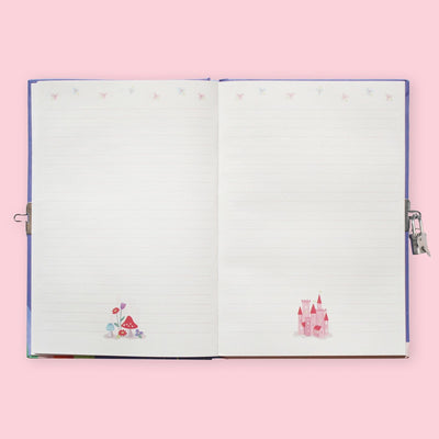 Tiger Tribe - Lockable Diary - Unicorn Rainbows Activity & Craft Tiger Tribe 