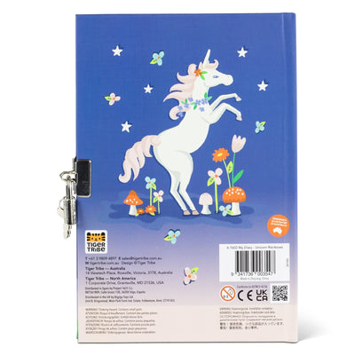 Tiger Tribe - Lockable Diary - Unicorn Rainbows Activity & Craft Tiger Tribe 