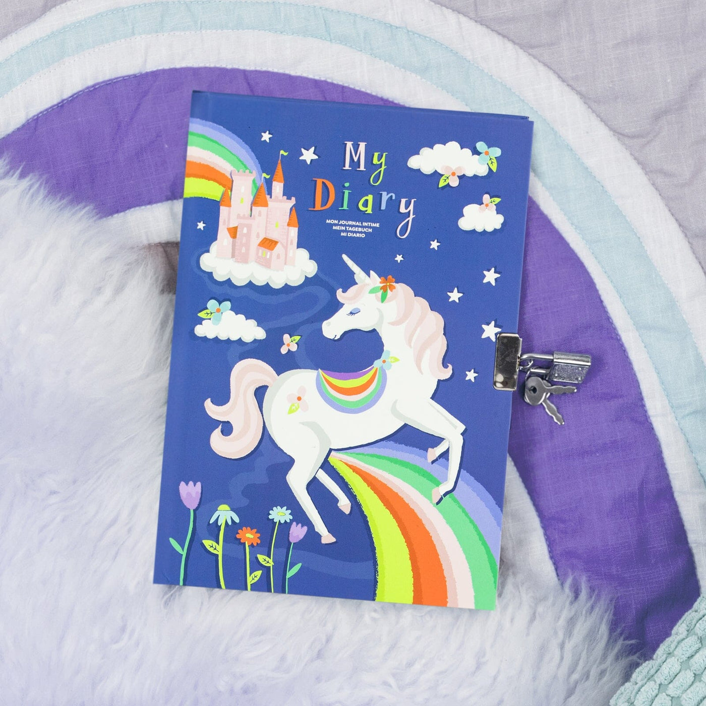 Tiger Tribe - Lockable Diary - Unicorn Rainbows Activity & Craft Tiger Tribe 