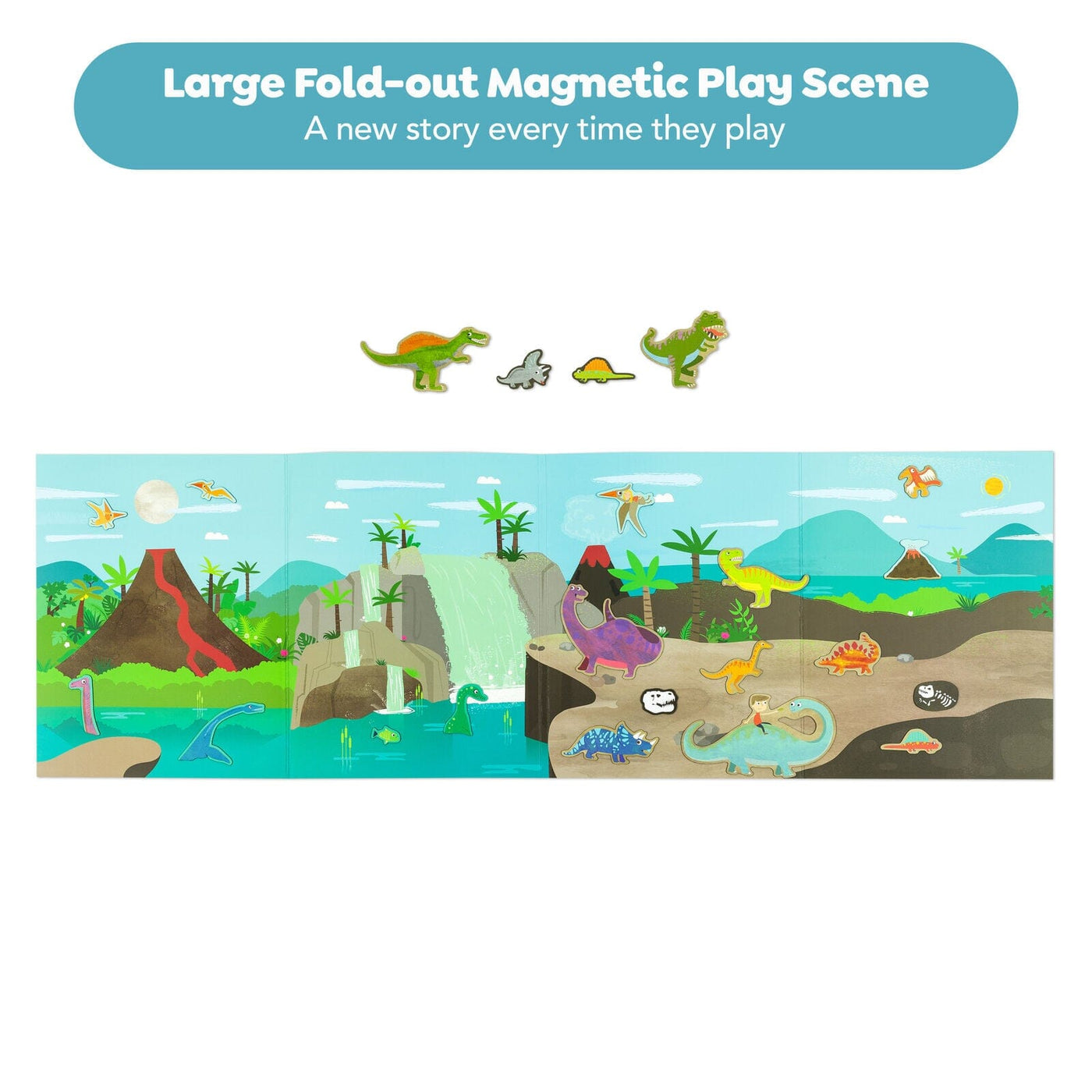 Tiger Tribe - Magna Carry | Dino World Magnetic Play Tiger Tribe 