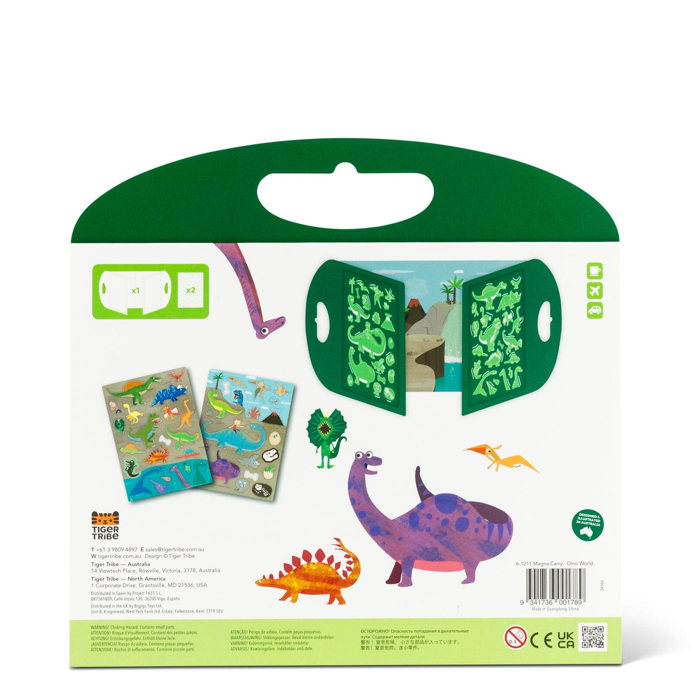 Tiger Tribe - Magna Carry | Dino World Magnetic Play Tiger Tribe 