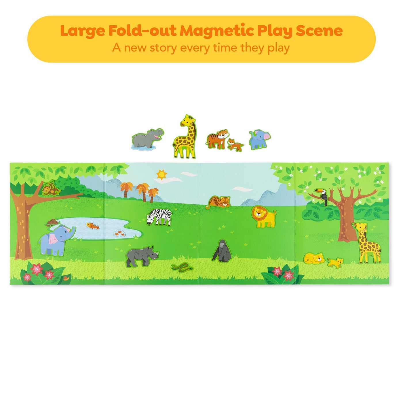 Tiger Tribe - Magna Carry | In the Jungle Magnetic Play Tiger Tribe 