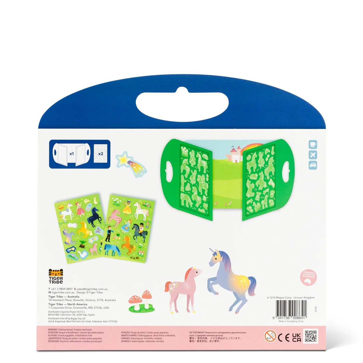 Tiger Tribe - Magna Carry | Unicorn Kingdom Magnetic Play Tiger Tribe 