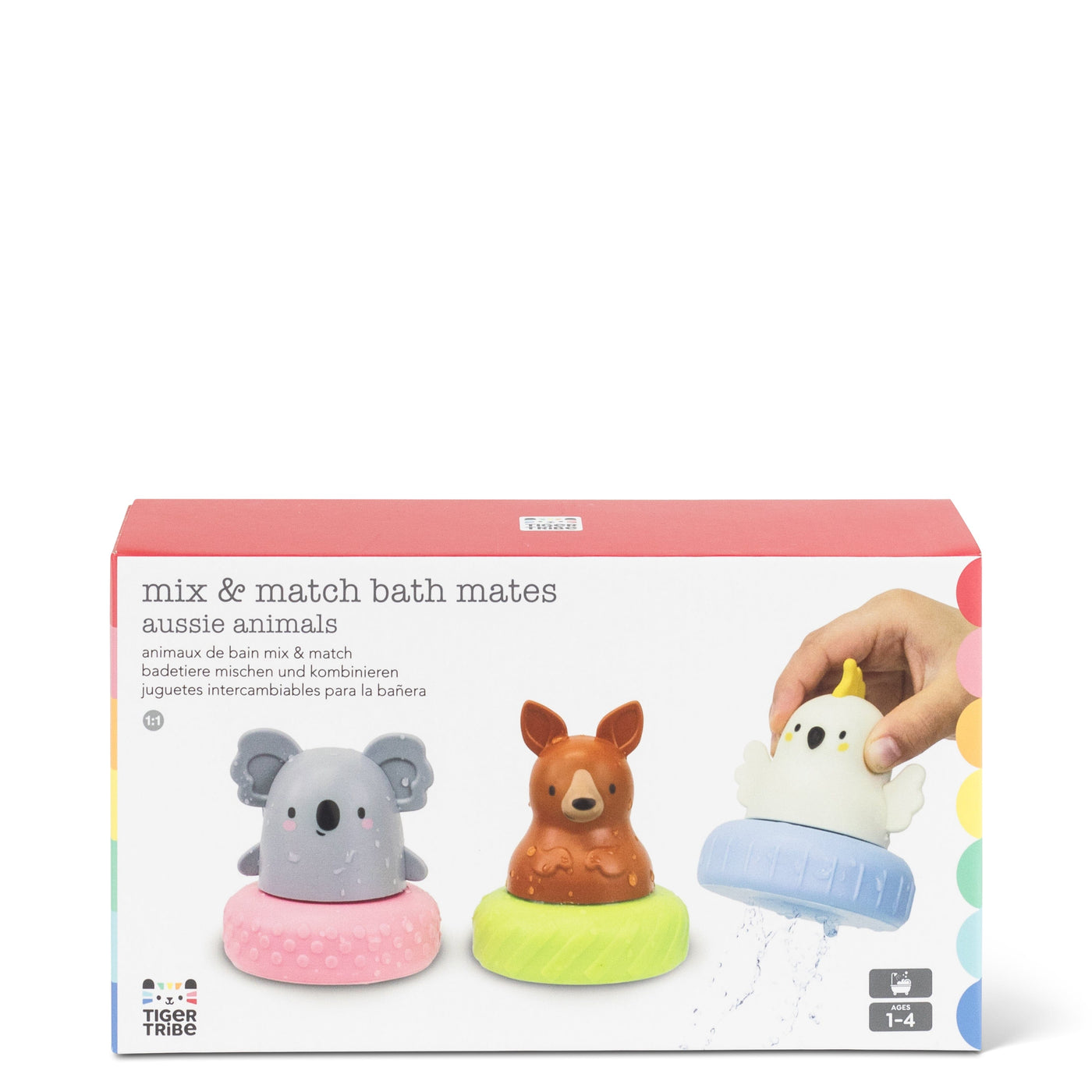 Tiger Tribe - Mix & Match Bath Mates | Aussie Animals Bath Toy Tiger Tribe 