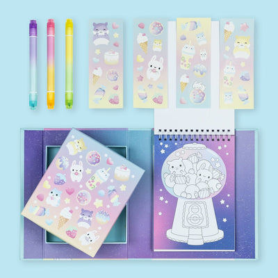 Tiger Tribe - Pastel Colouring Set | Kawaii Cafe Activity & Craft Tiger Tribe 