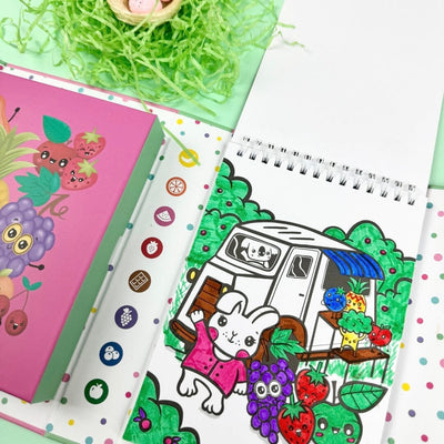 Tiger Tribe - Scented Colouring | Fruity Cutie Activity & Craft Tiger Tribe 