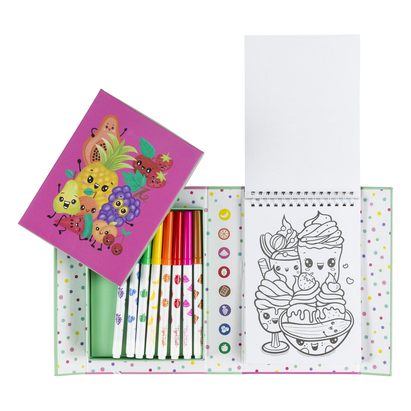 Tiger Tribe Scented Colouring - Fruity Cutie Activity & Craft Tiger Tribe 