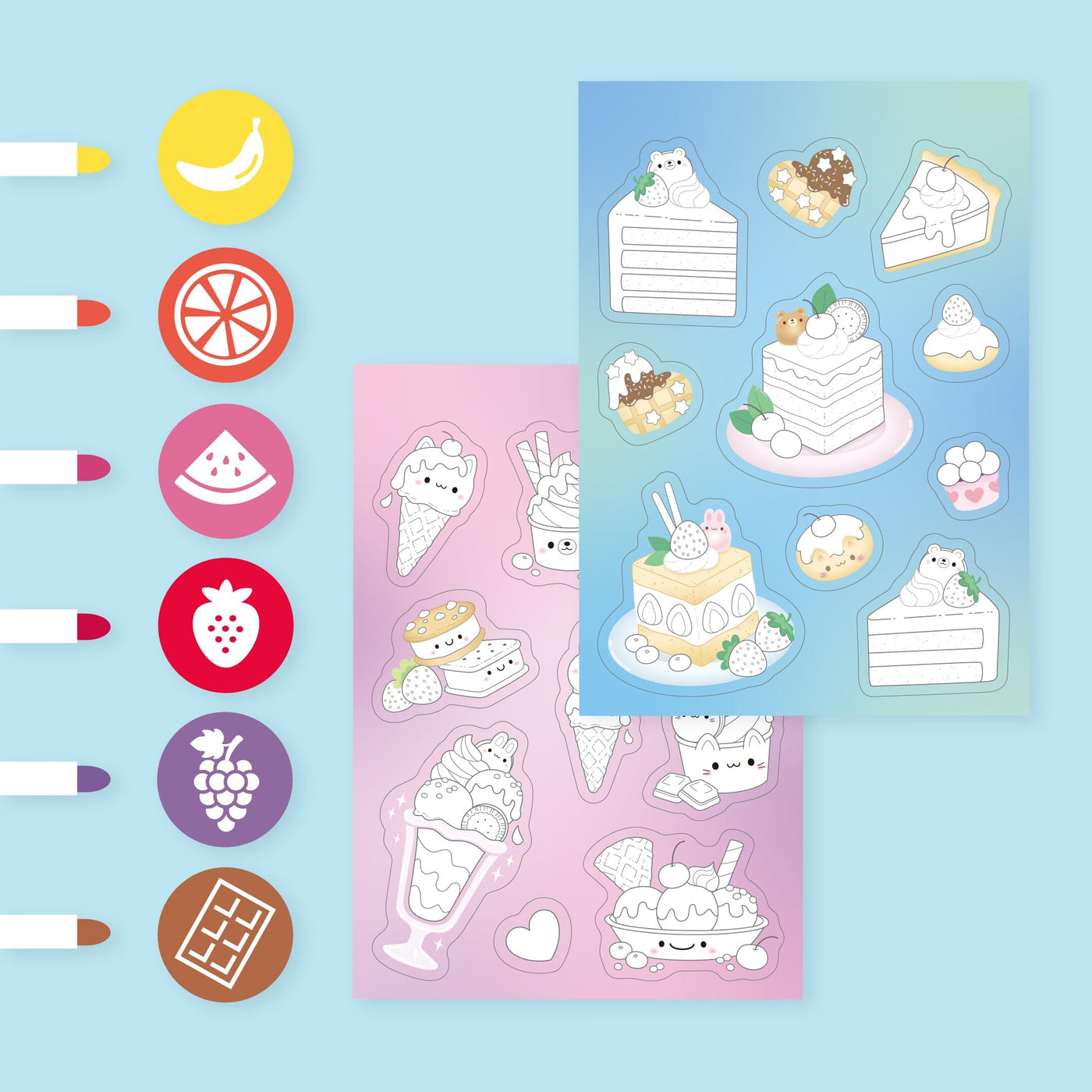 Tiger Tribe - Scented Stacks Of Stickers | Dreamy Desserts Activity & Craft Tiger Tribe 