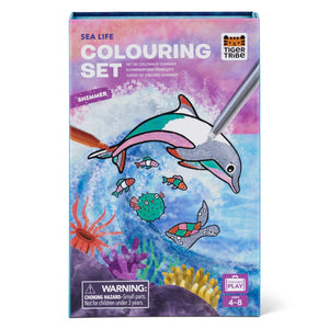 Tiger Tribe - Shimmer Colouring Set | Sea Life